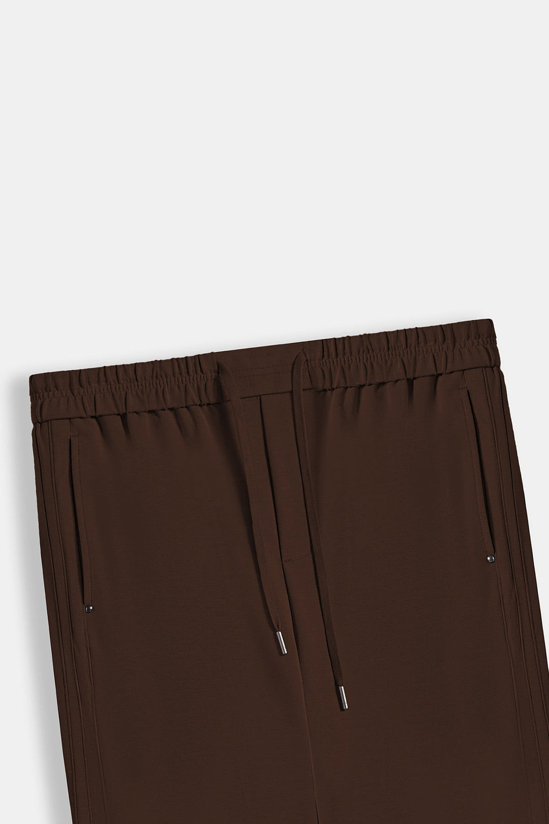 BROWN ESSENTIAL TROUSERS