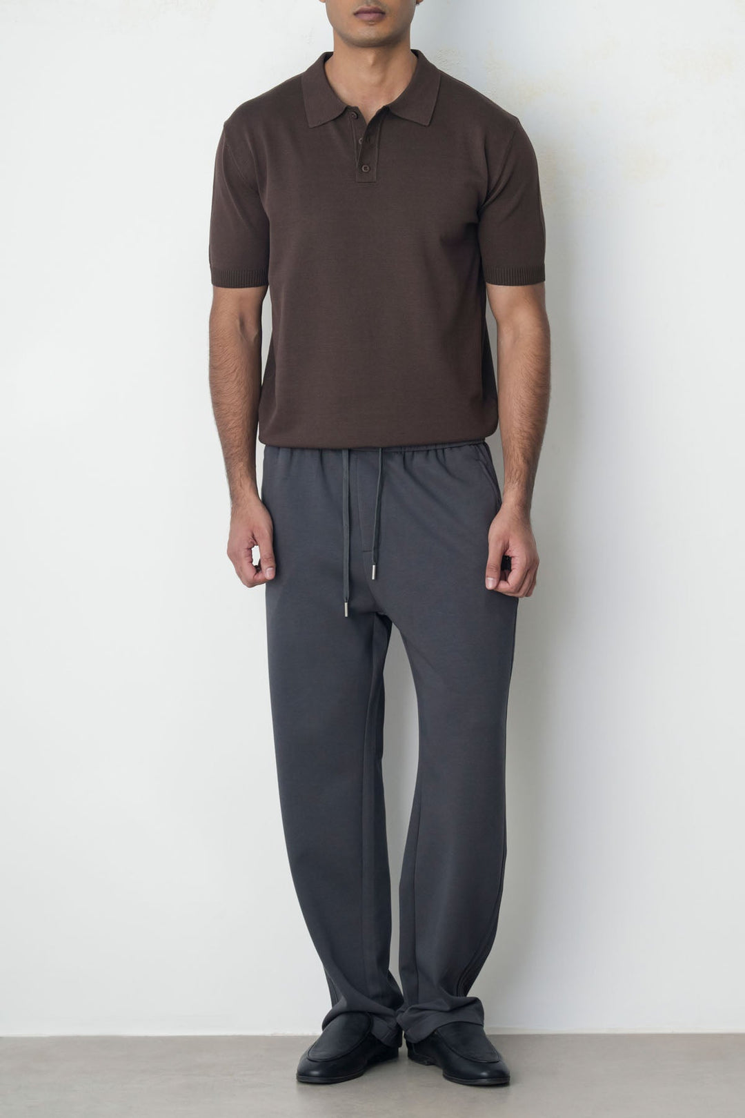 CHARCOAL ESSENTIAL TROUSERS