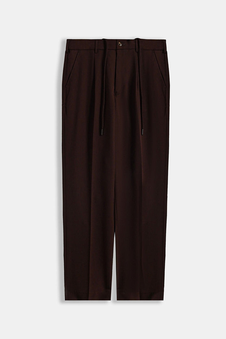 BROWN TAILORED COMFORT PANTS