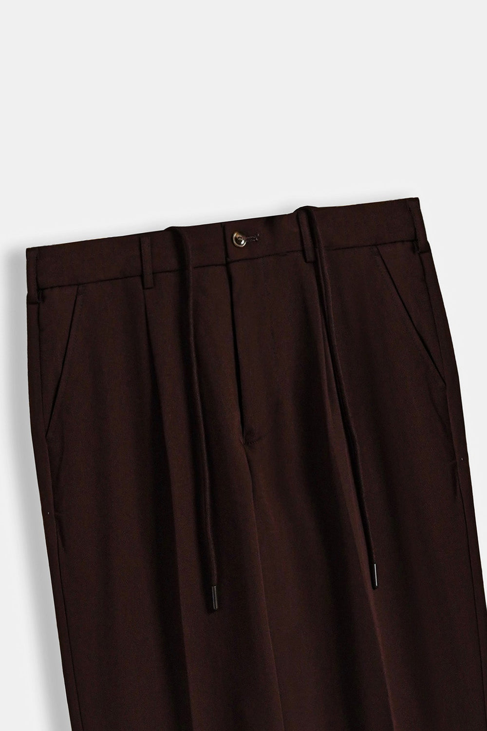 BROWN TAILORED COMFORT PANTS