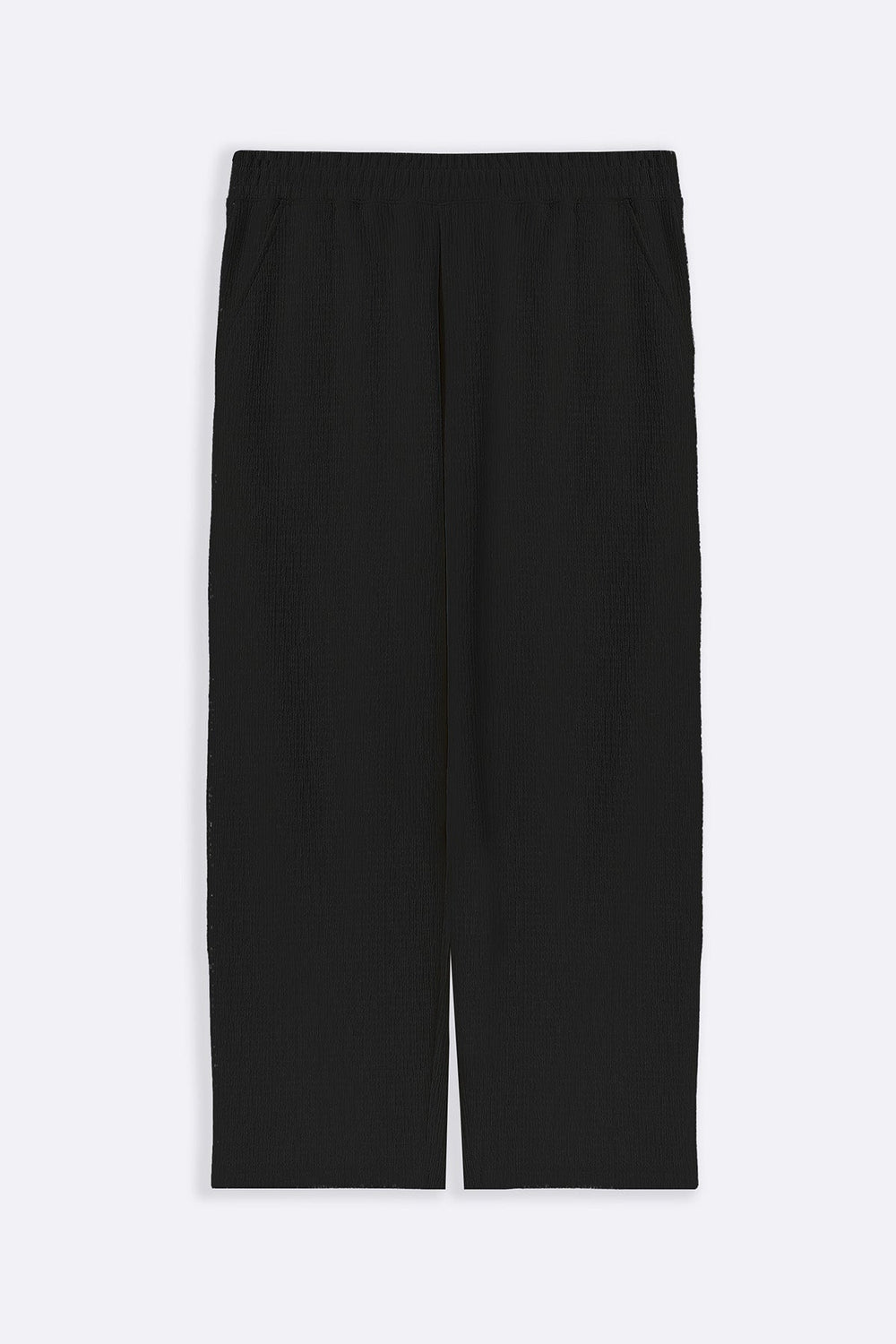 BLACK TENCEL COTTON PANTS