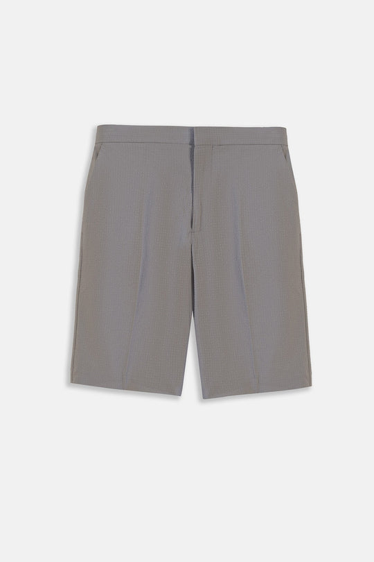 KHAKI SEERSUCKER SHORTS