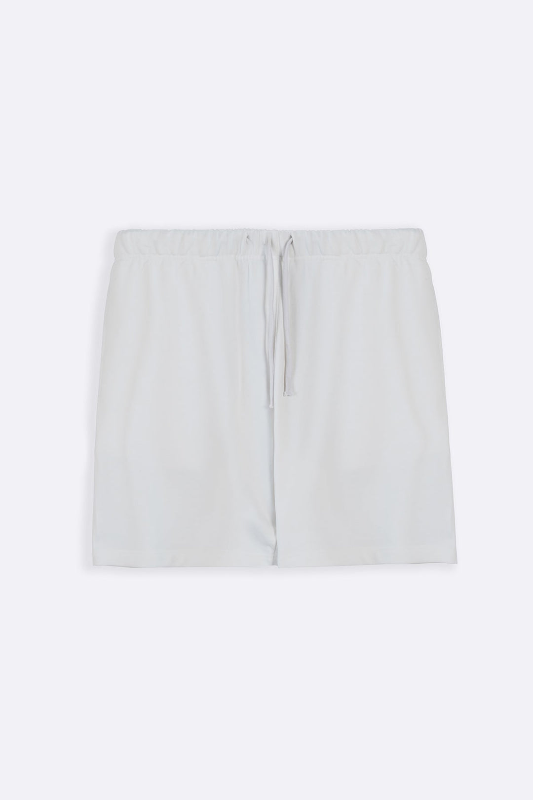 WHITE RELAXED SHORTS
