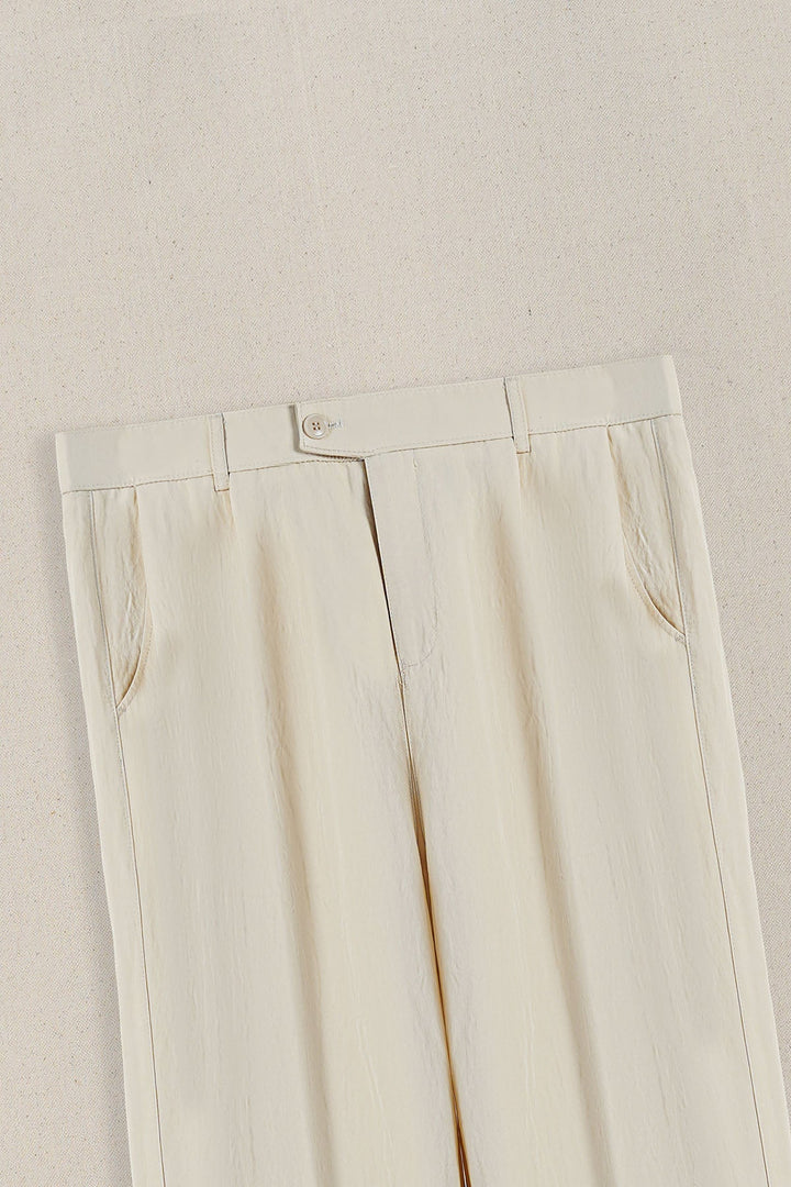 BEIGE PALM GROVE PANTS