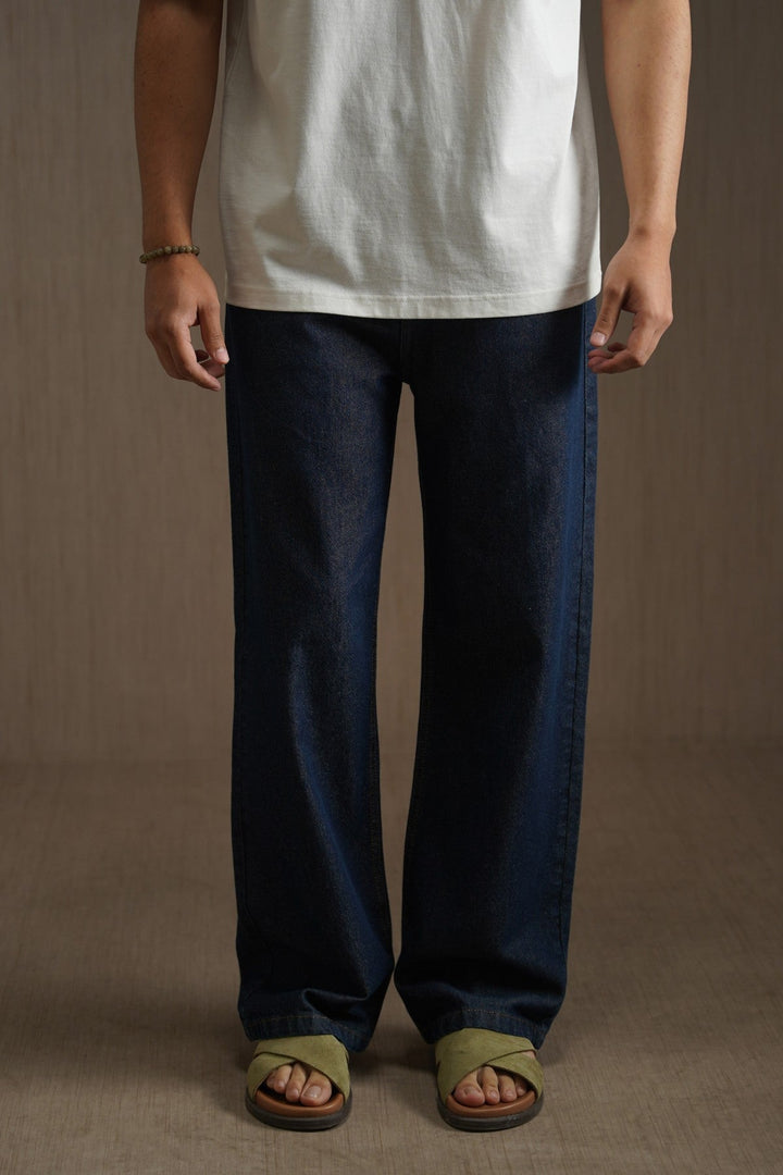 DARK BLUE EVERYDAY BAGGY JEANS