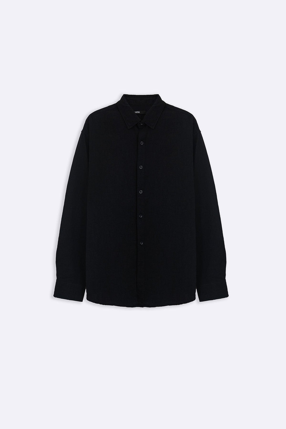 BLACK ABSTRACT JACQUARD SHIRT