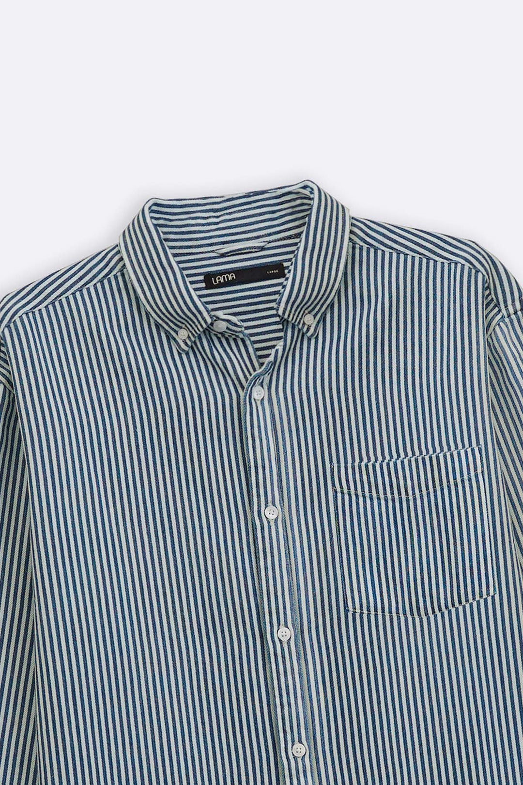 BLUE HEAVY COTTON SHIRT