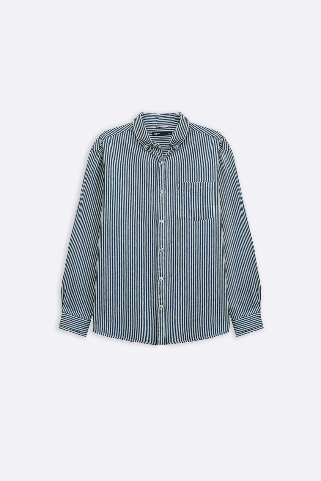 BLUE HEAVY COTTON SHIRT