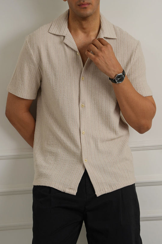 TEXTURED RESORT SHIRT