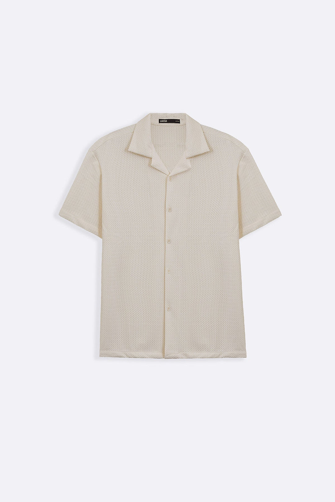 OFF WHITE SUMMER KNIT BUTTON DOWN