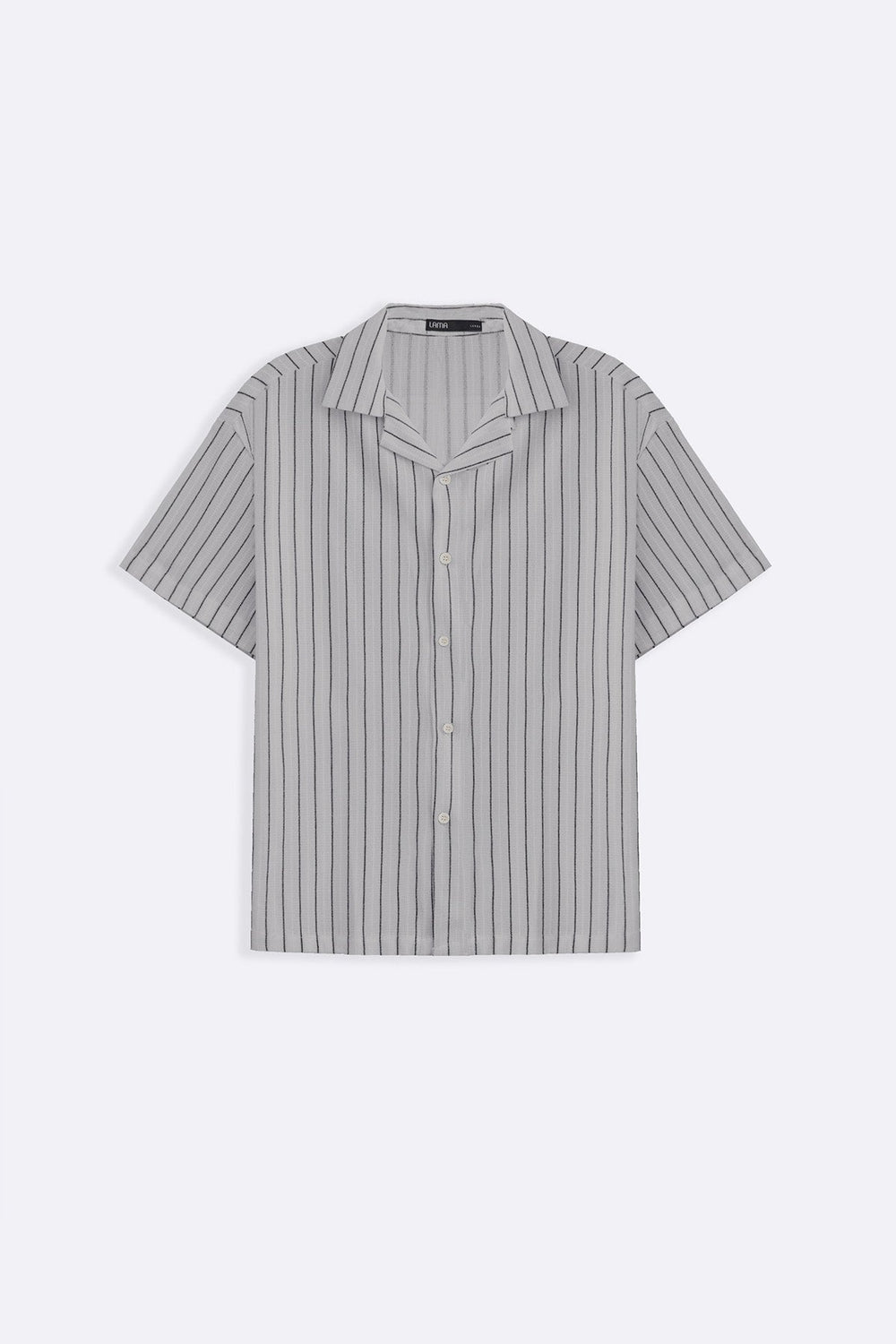 BLUE RELAXED STRIPED SAFARI