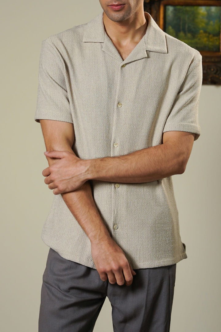 BEIGE SUMMER LOUNGE SHIRT