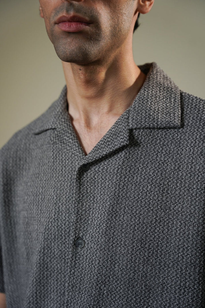 GREY SUMMER LOUNGE SHIRT