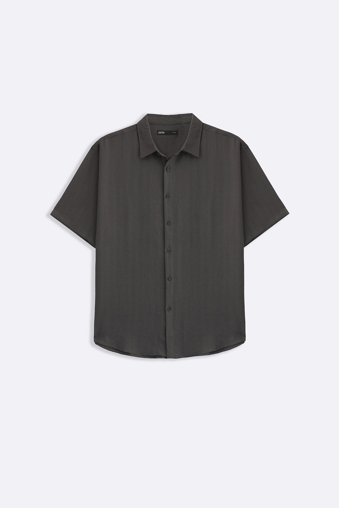 GREY FLOWY HALF SLEEVES SHIRT