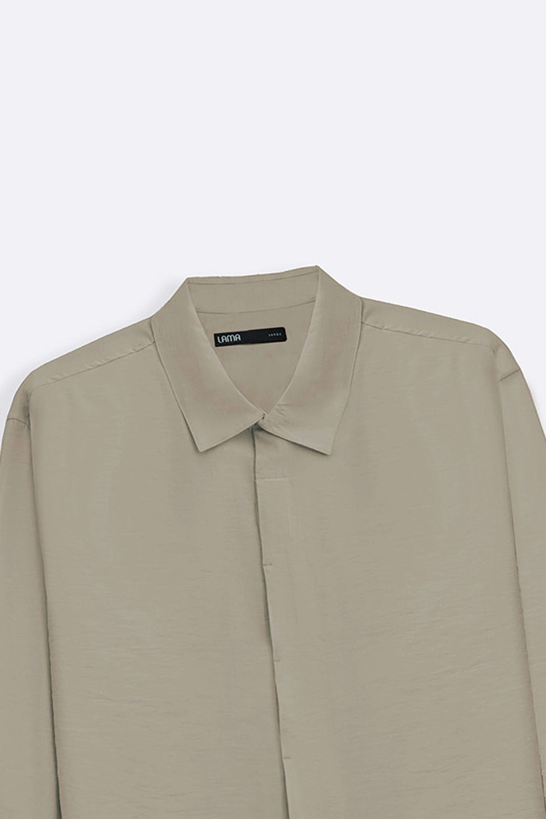 TAUPE STONEWASH FLOWY SHIRT