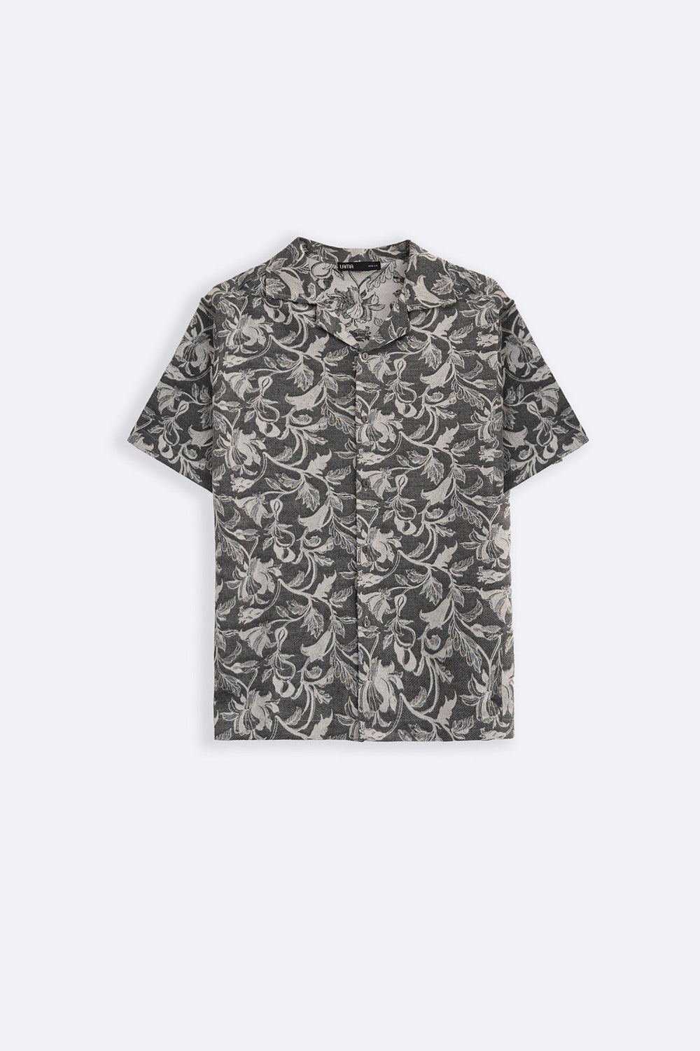 BLACK HERITAGE TEXTURE SHIRT