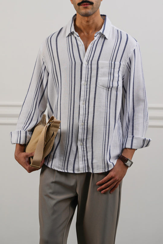 STRIPED DOBBY SHIRT