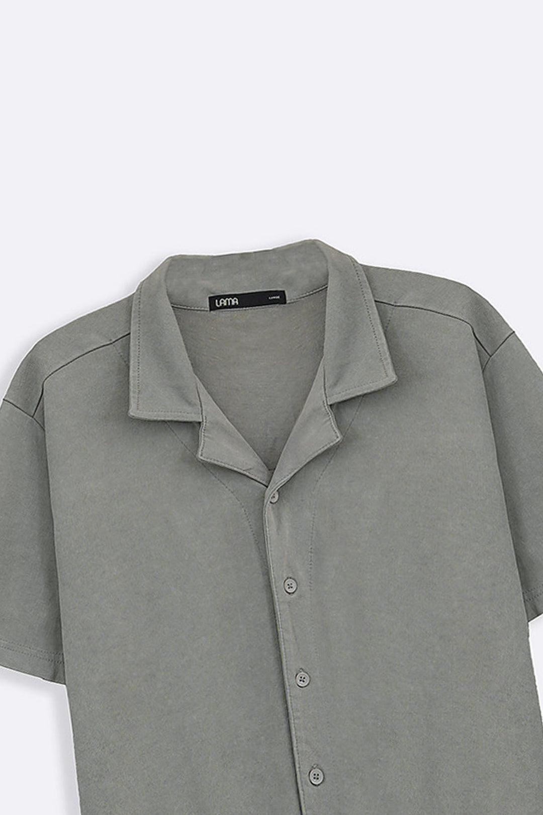 GREY WASHED EFFECT SAFARI SHIRT