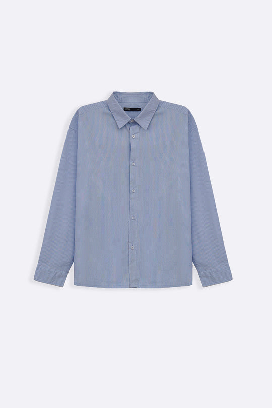 SKY BLUE PREPPY BUTTON DOWN SHIRT
