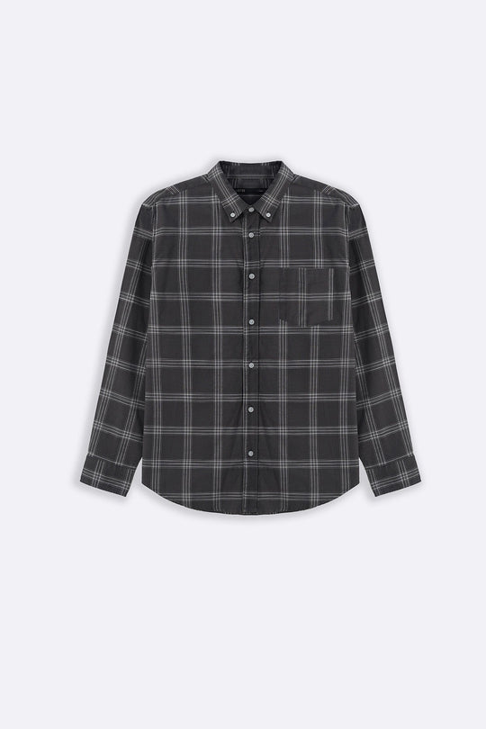 BROWN BOY-NEXT-DOOR COTTON SHIRT