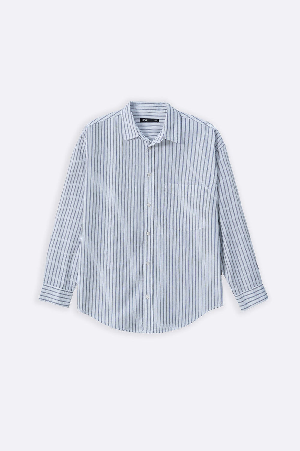 WHITE COTTON STRIPED SHIRT