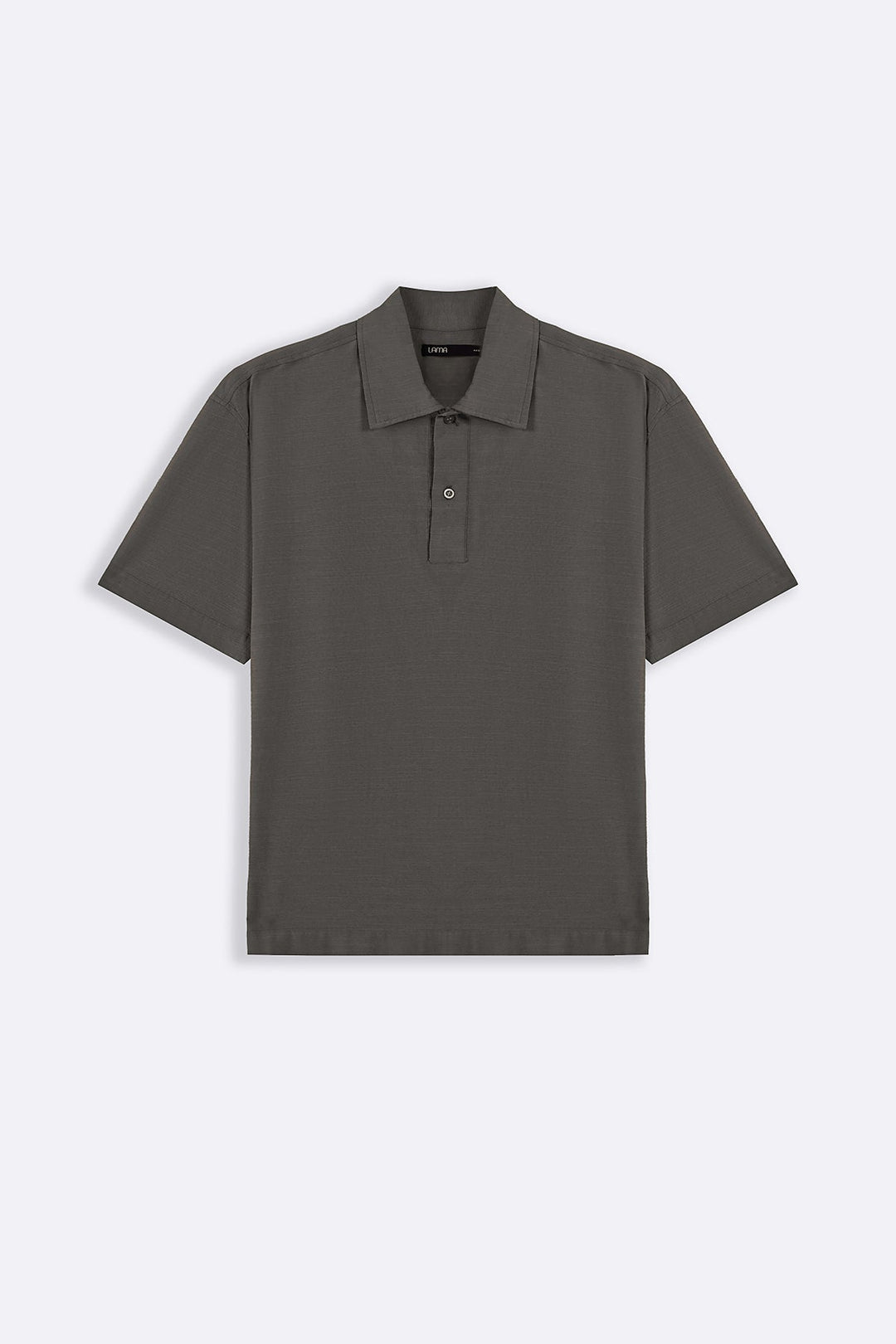 MOUSE GREY QUARTER PLACKET SHIRT