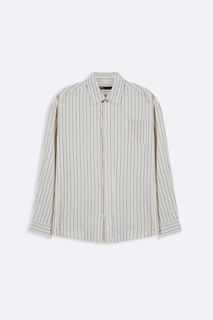 ECRU TENCEL LINEN SHIRT