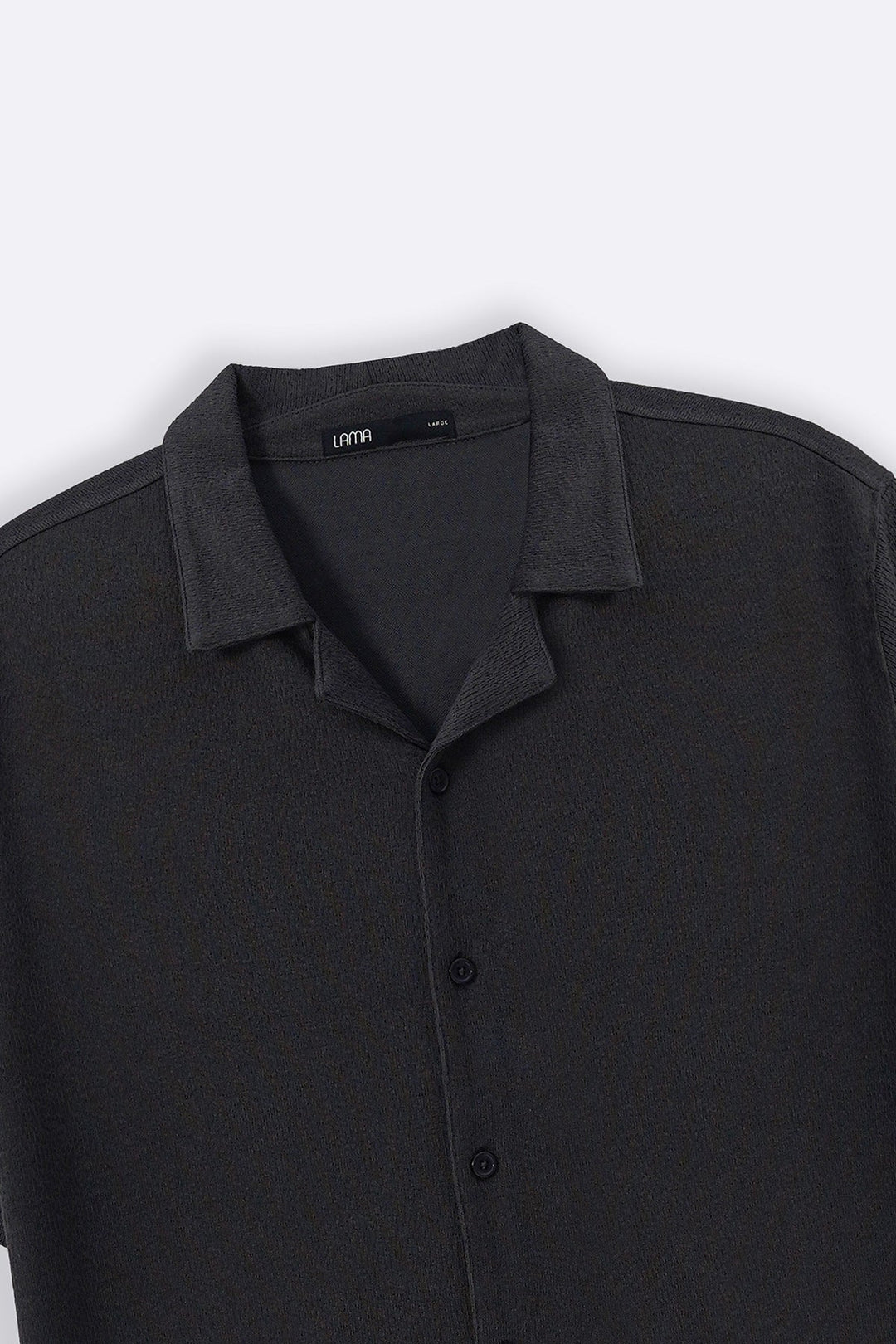 CHARCOAL TENCEL COTTON BUTTON DOWN