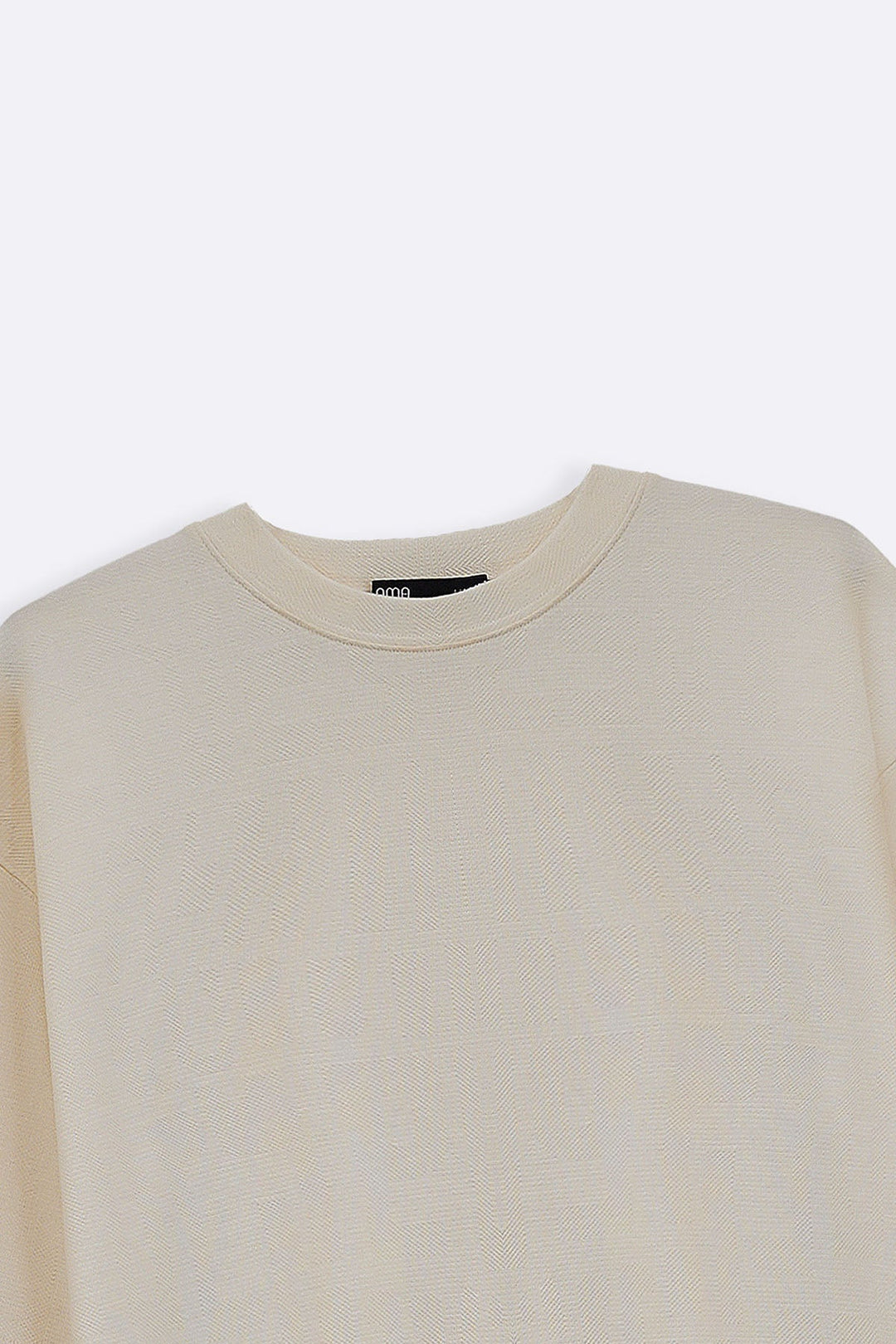 OFF WHITE CLASSIC TEXTURED TEE