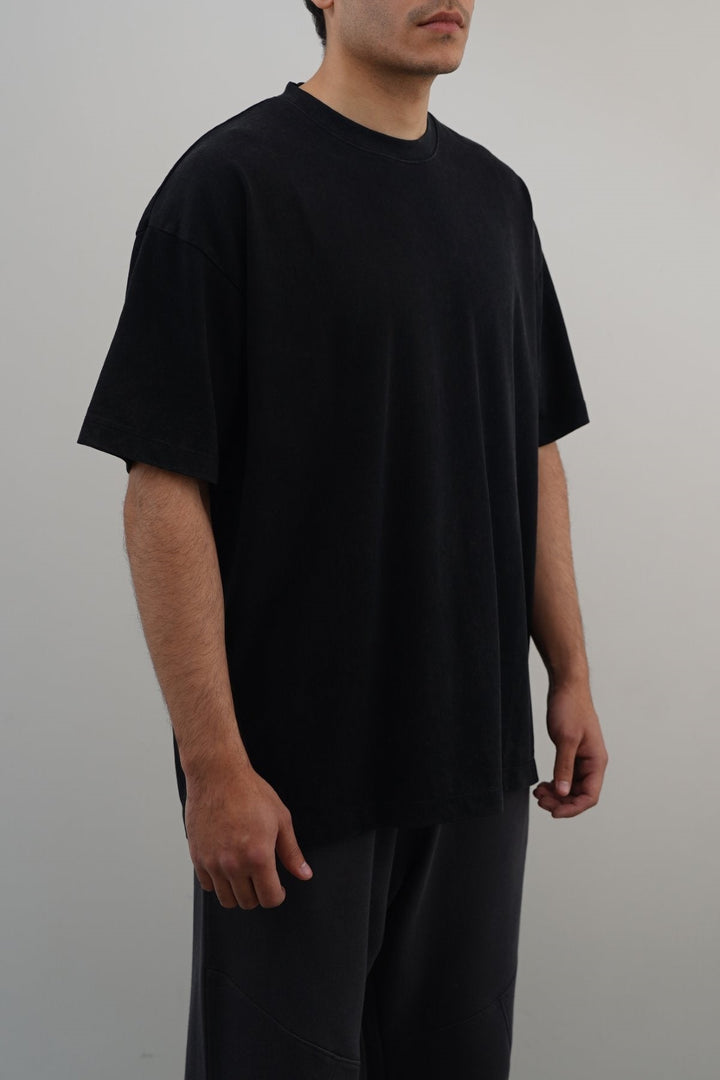 CHARCOAL VINTAGE WASH TEE