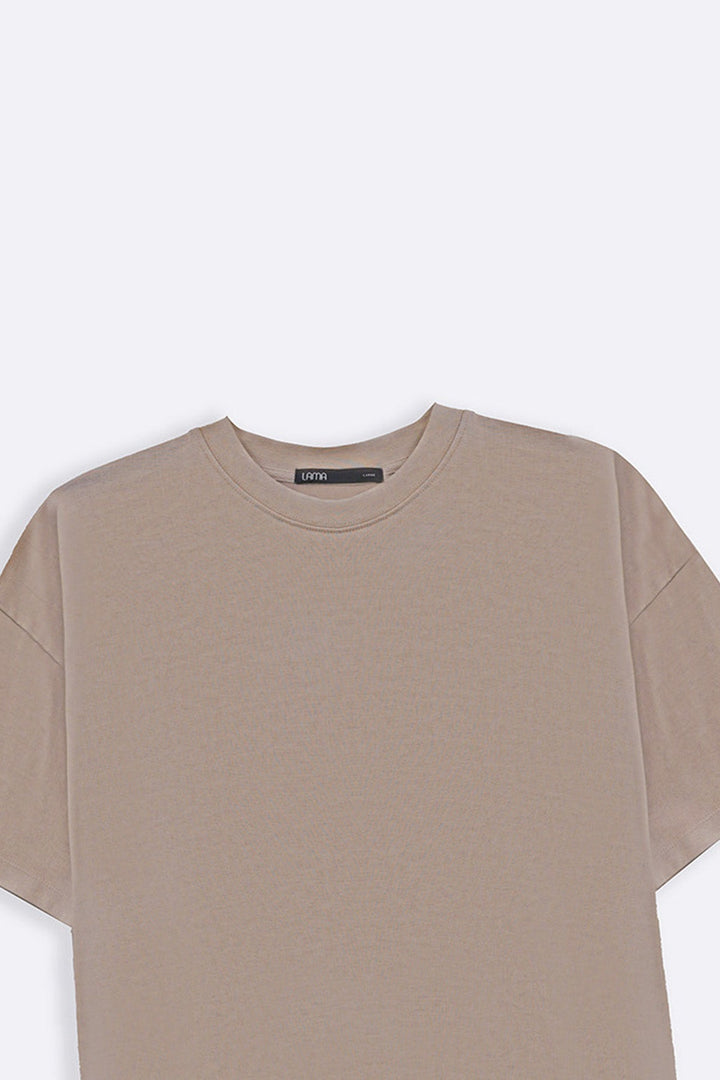 BEIGE VINTAGE WASH TEE