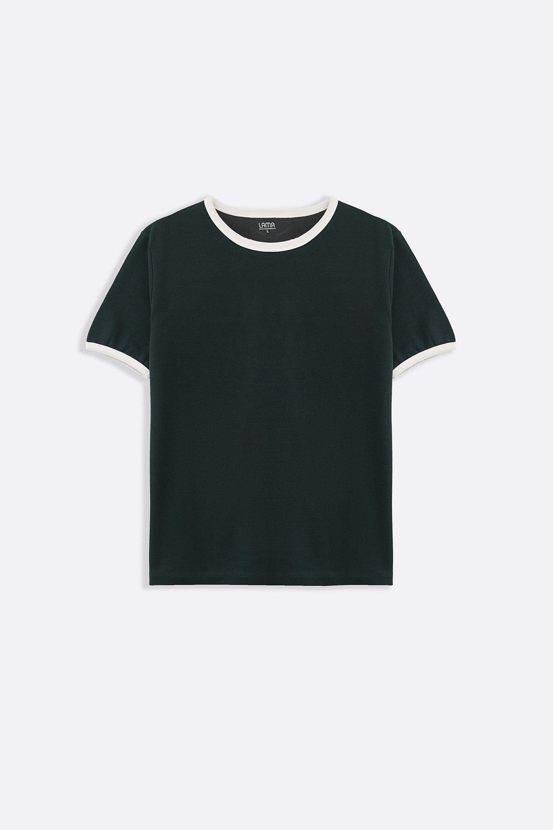DARK GREEN CONTRAST TEE