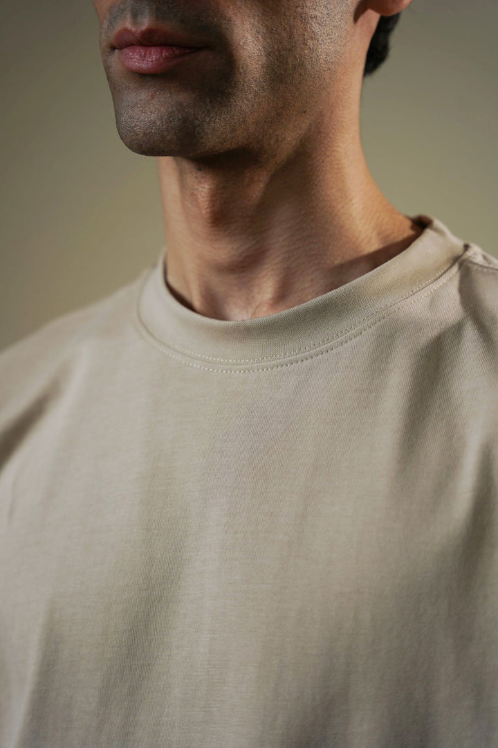BEIGE BASIC TEE