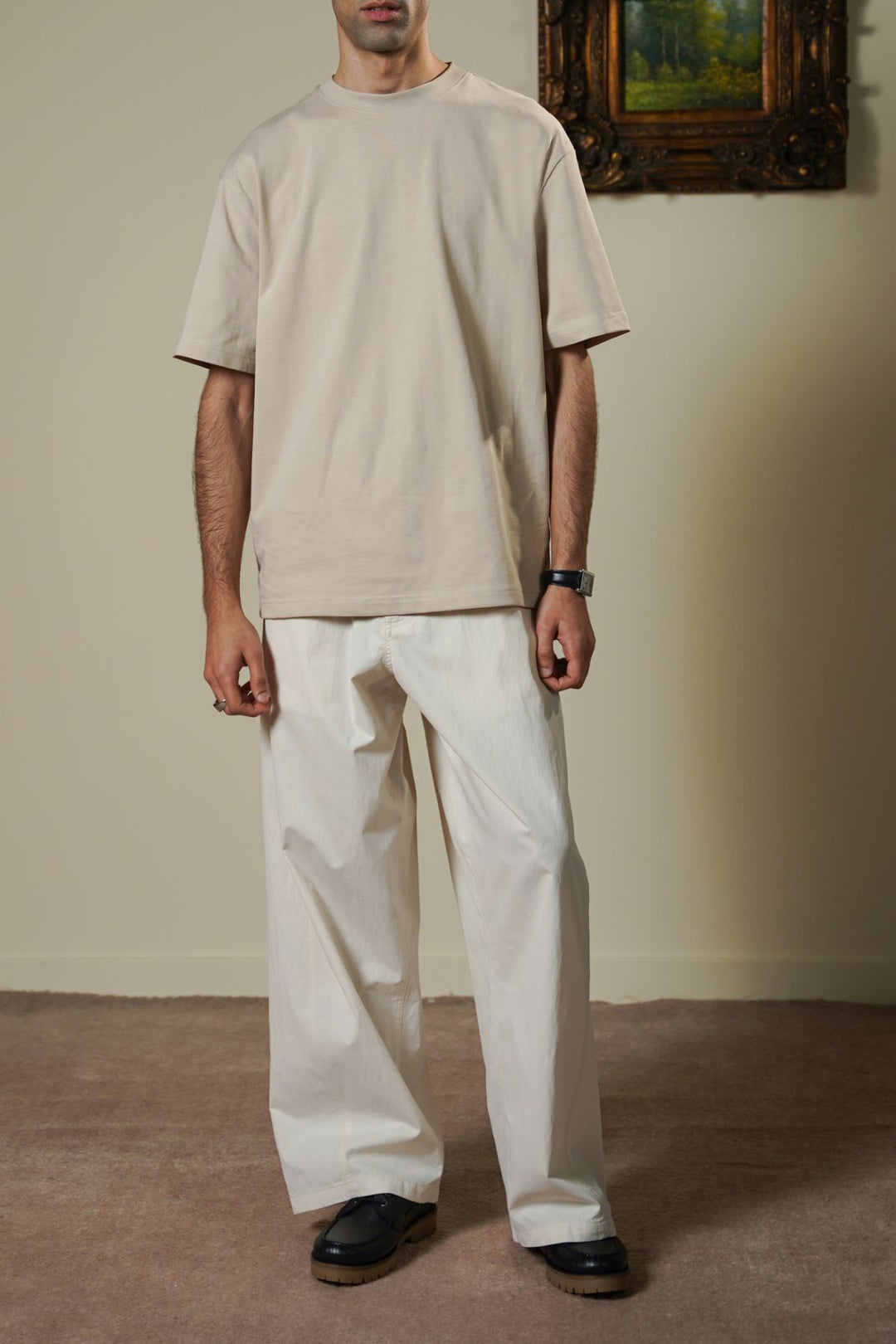 BEIGE BASIC TEE
