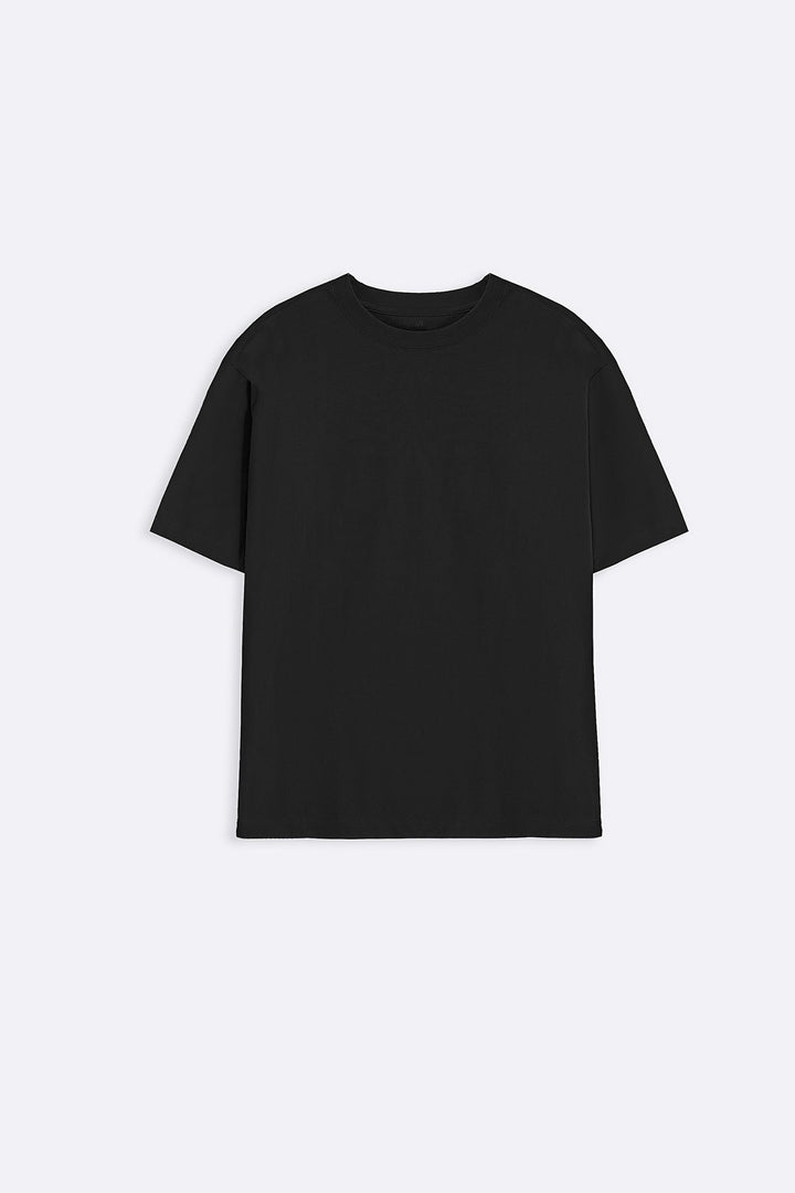 BLACK VINTAGE PRINT TEE