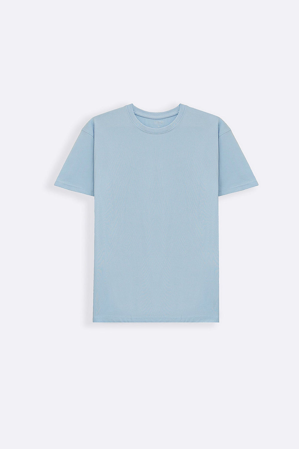LIGHT BLUE ESSENTIAL CREW NECK TEE