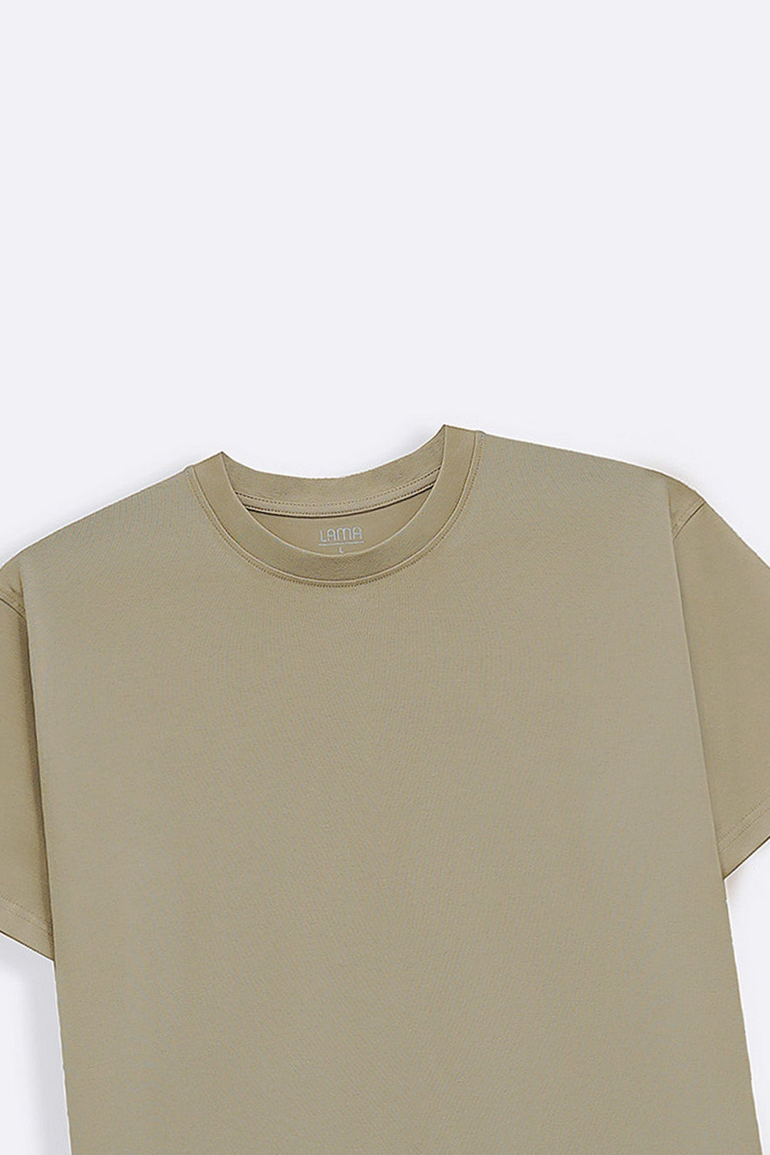 BEIGE SLIMFIT TEE