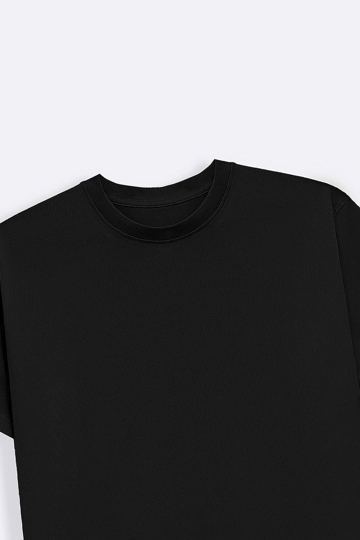 BLACK SLIMFIT TEE