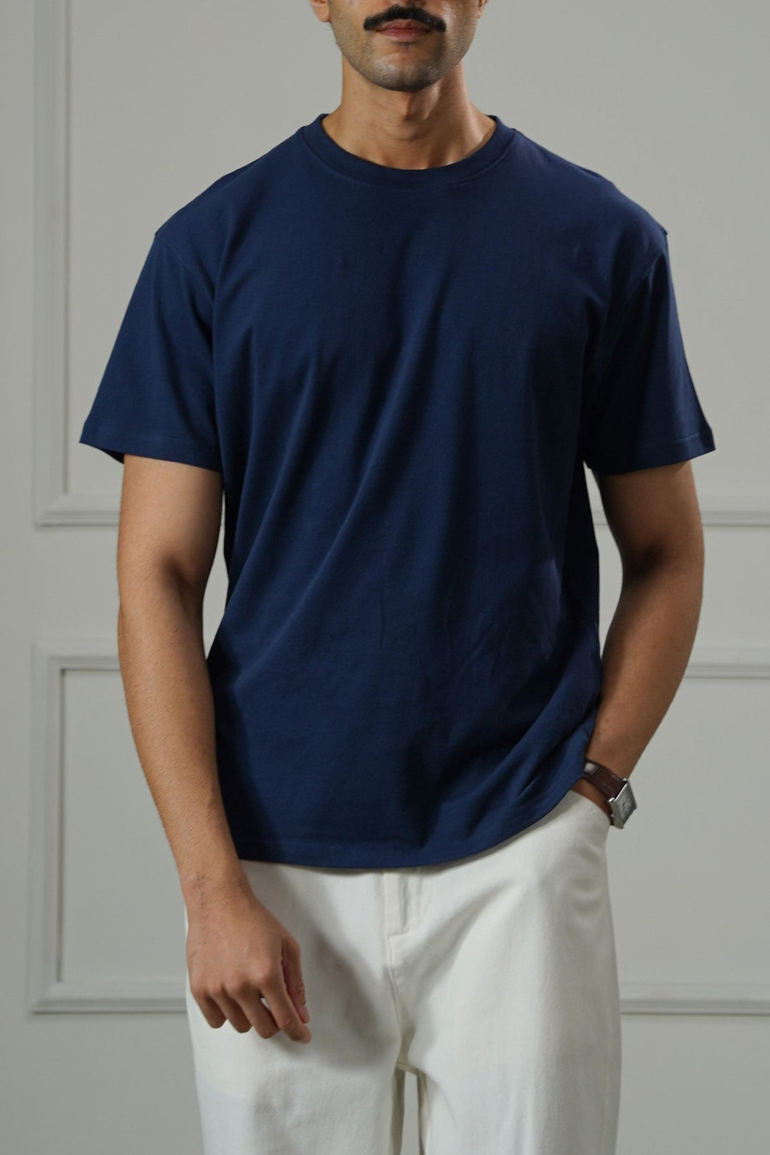 NAVY SLIMFIT TEE