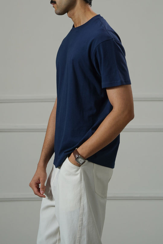 NAVY SLIMFIT TEE