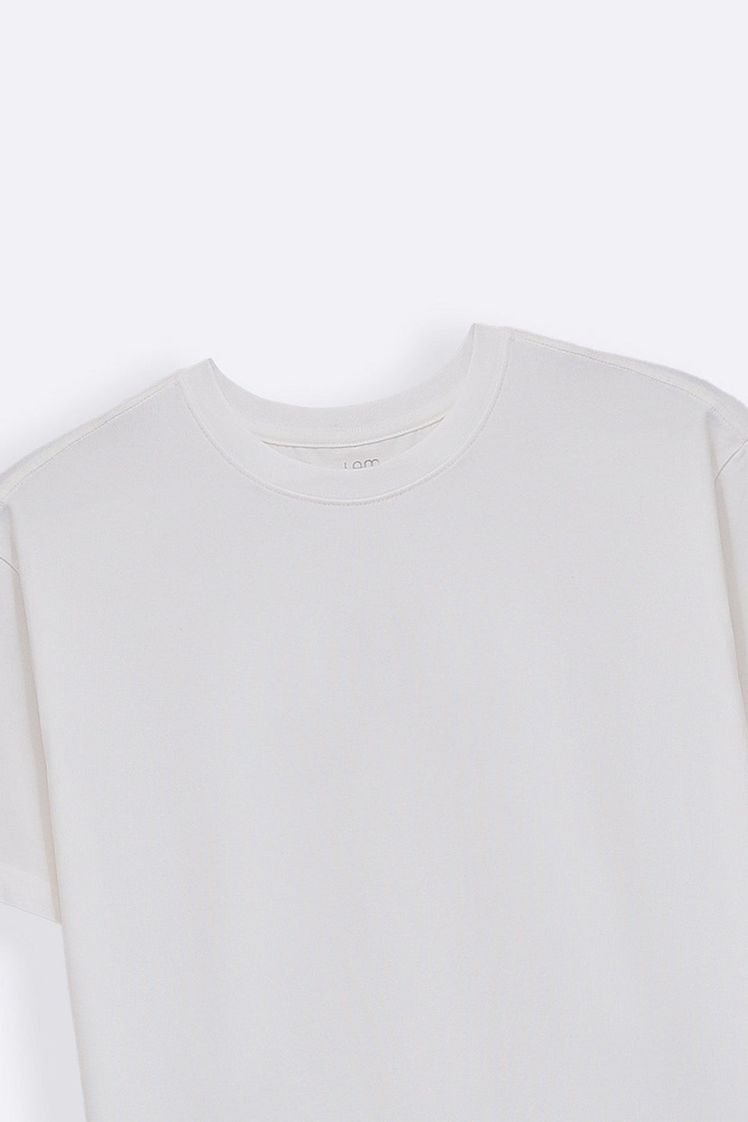 WHITE SLIMFIT TEE