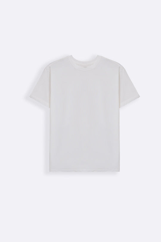 WHITE SLIMFIT TEE
