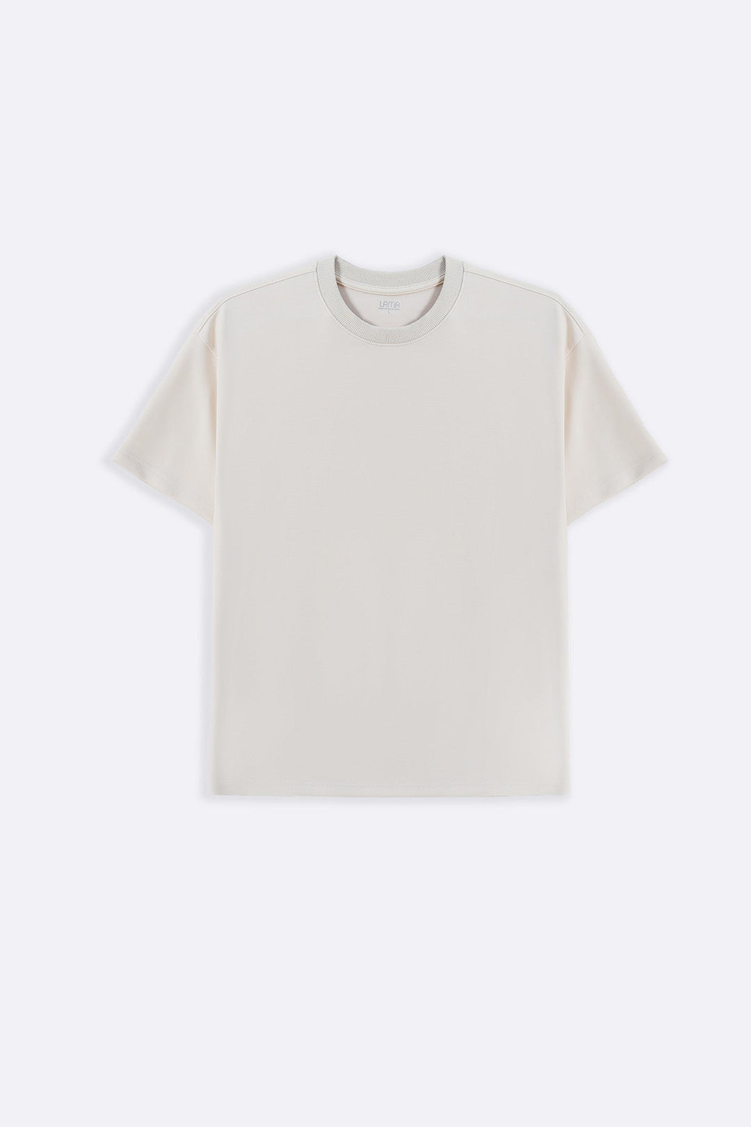 IVORY BASIC RIBBED TEE