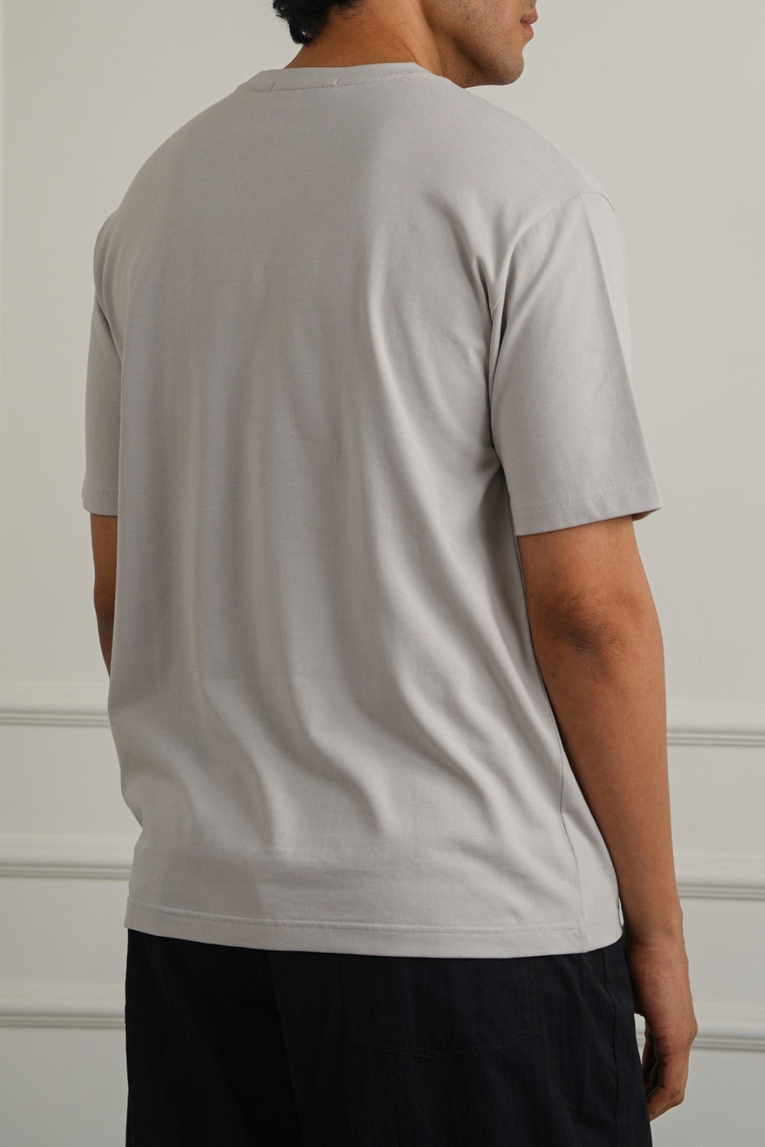 LIGHT GREY DOLPHIN TEE