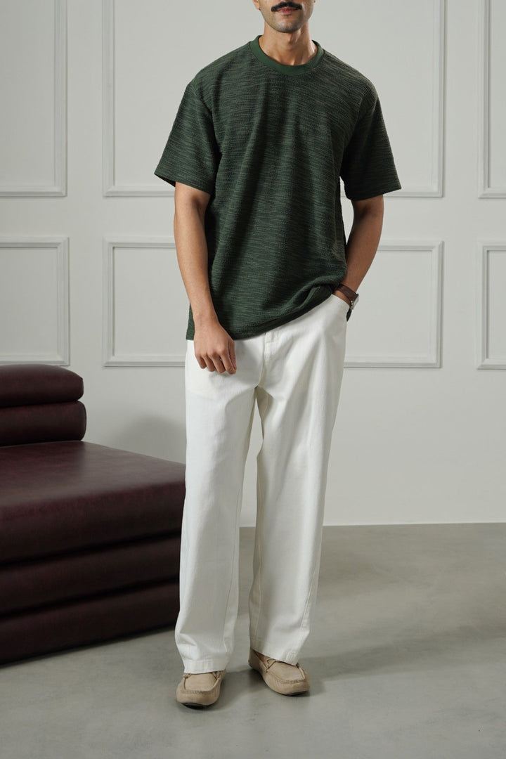 OLIVE BUCKLE TEE