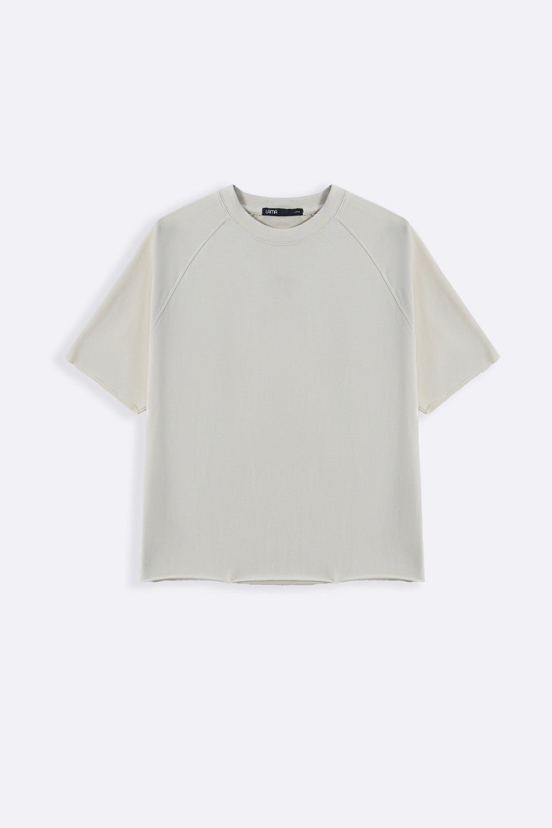 IVORY RAGLAN COTTON TEE