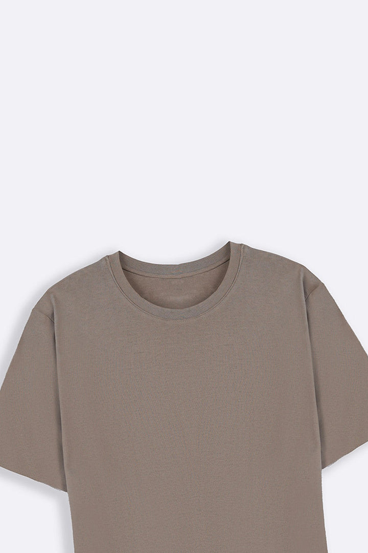 SAND SEAMLESS DOUBLE-LAYERED TEE