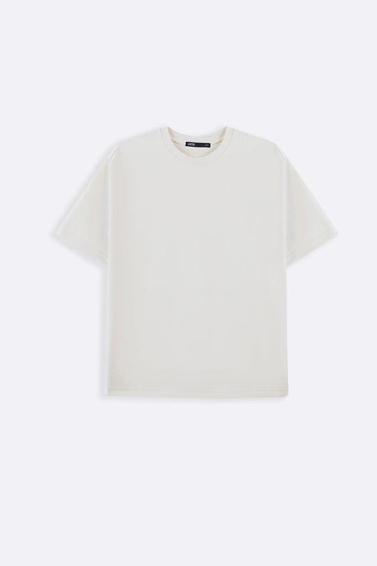 IVORY OVERSIZED SLOUCHY TEE