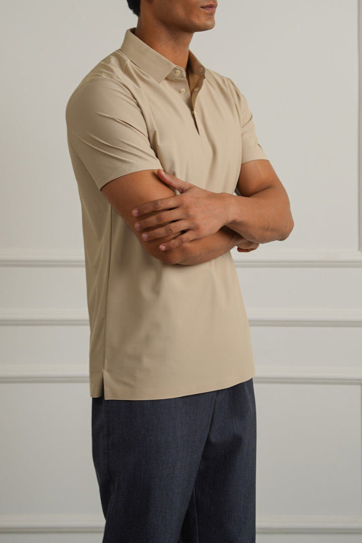 BEIGE ESSENTIAL POLO