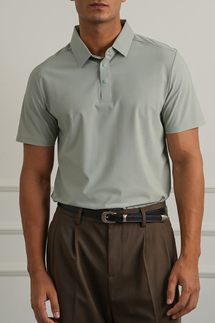 SEA GREEN ESSENTIAL POLO